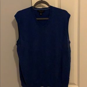 Banana Republic blue vest.